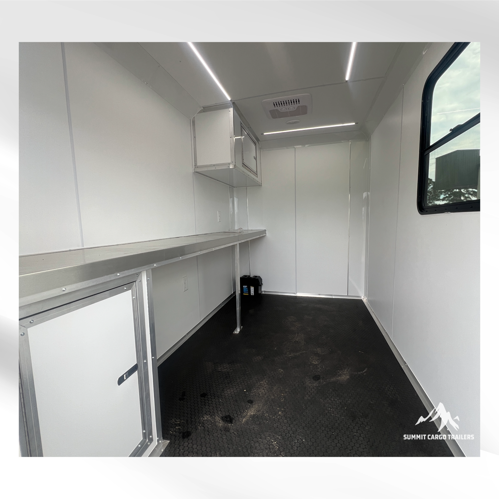 6X10TA White Splicing Trailer