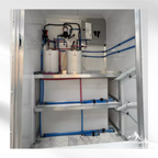 8.5X16TA White Mobile Bathroom Trailer