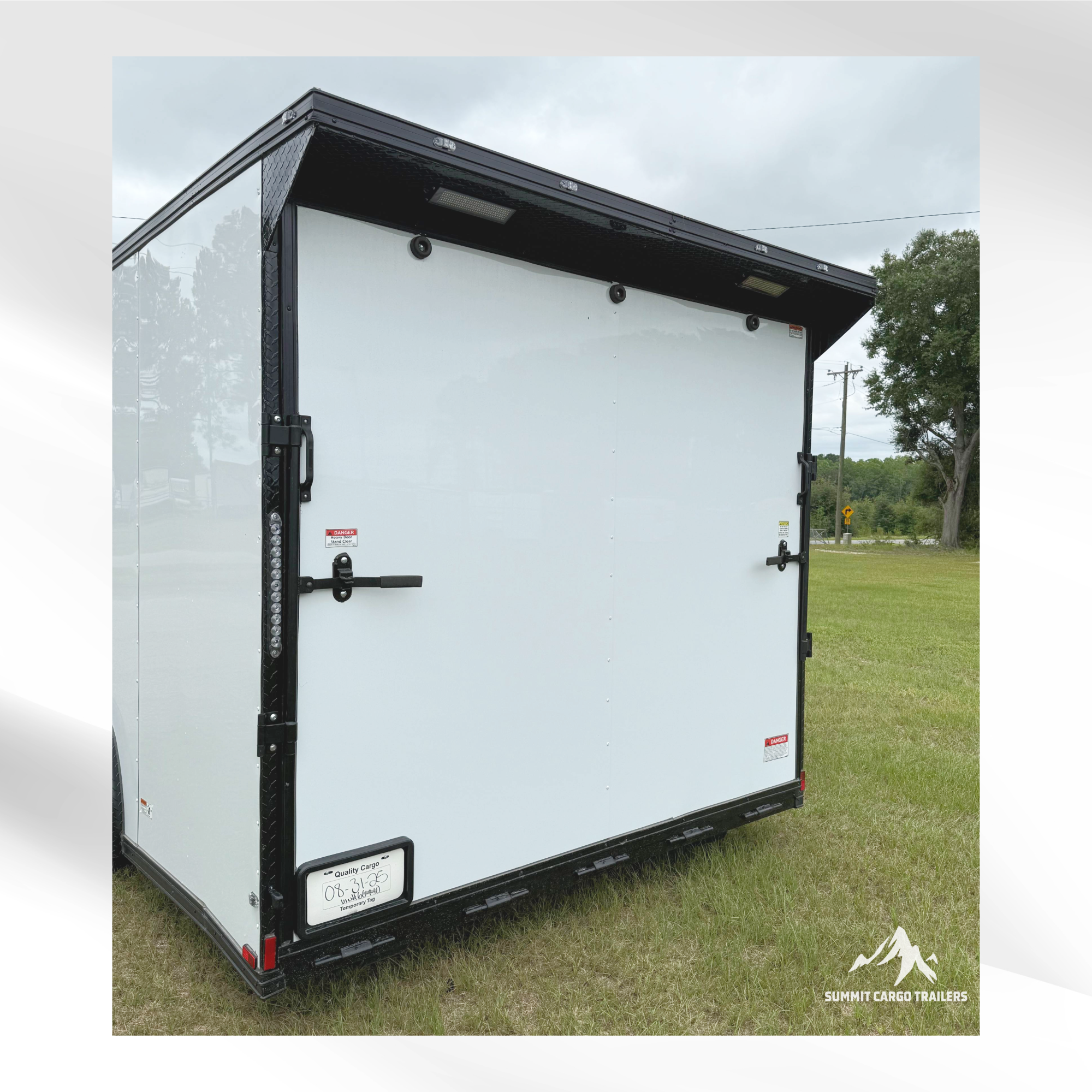 8.5X20TA White Race Ready Trailer