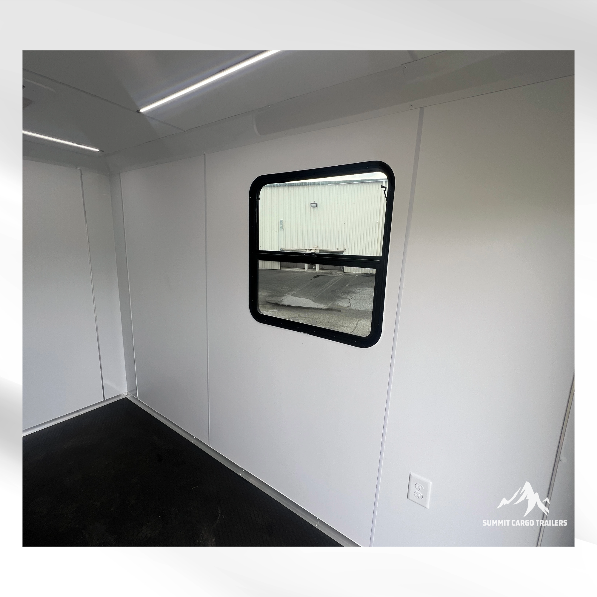 6X10TA White Splicing Trailer