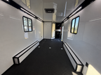 8.5x24TA  Black Race Ready Trailer | Full Bathroom