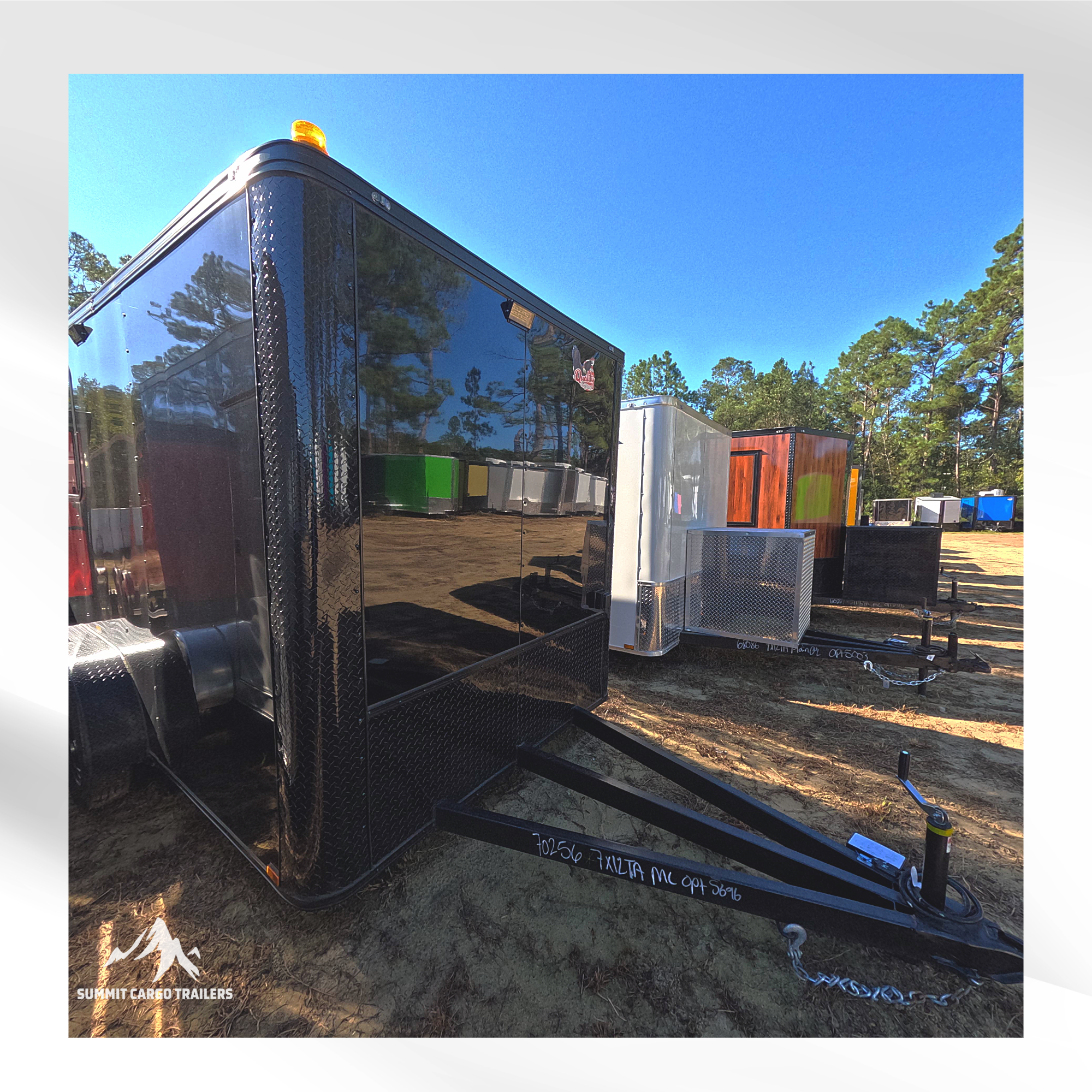 7X12TA Black Splicing Trailer