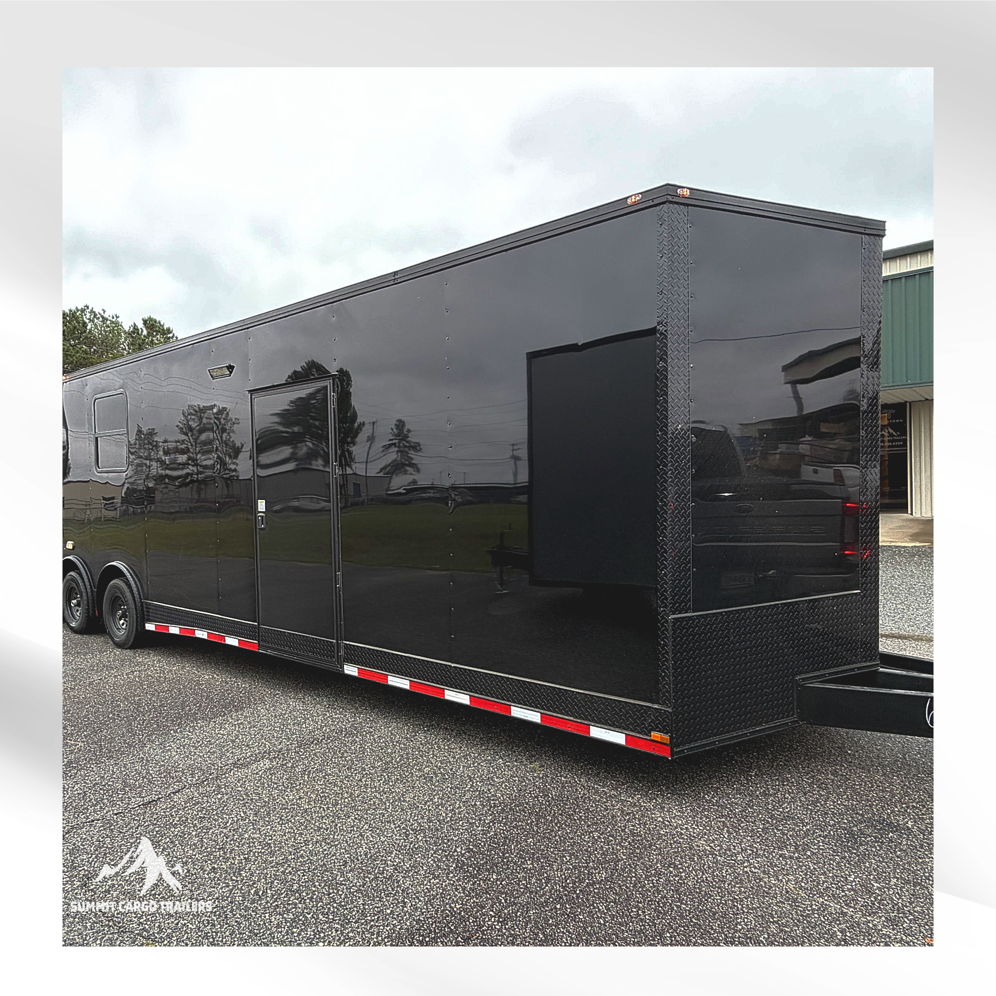 8.5X36TTA3 Black Race Ready Trailer