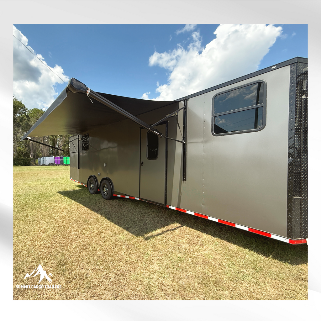 8.5X30TA Charcoal Race Ready Trailer