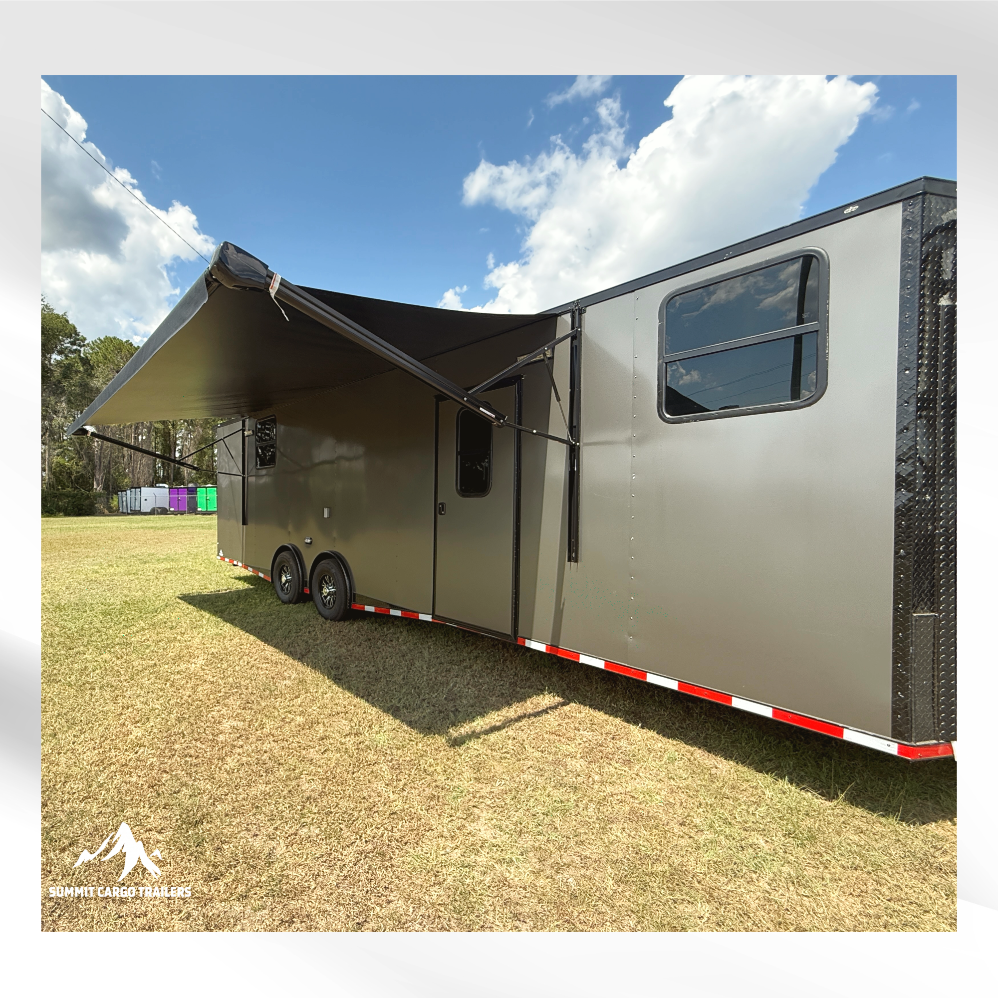 8.5X30TA Charcoal Race Ready Trailer
