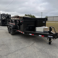 7X14TA Black Dump Trailer