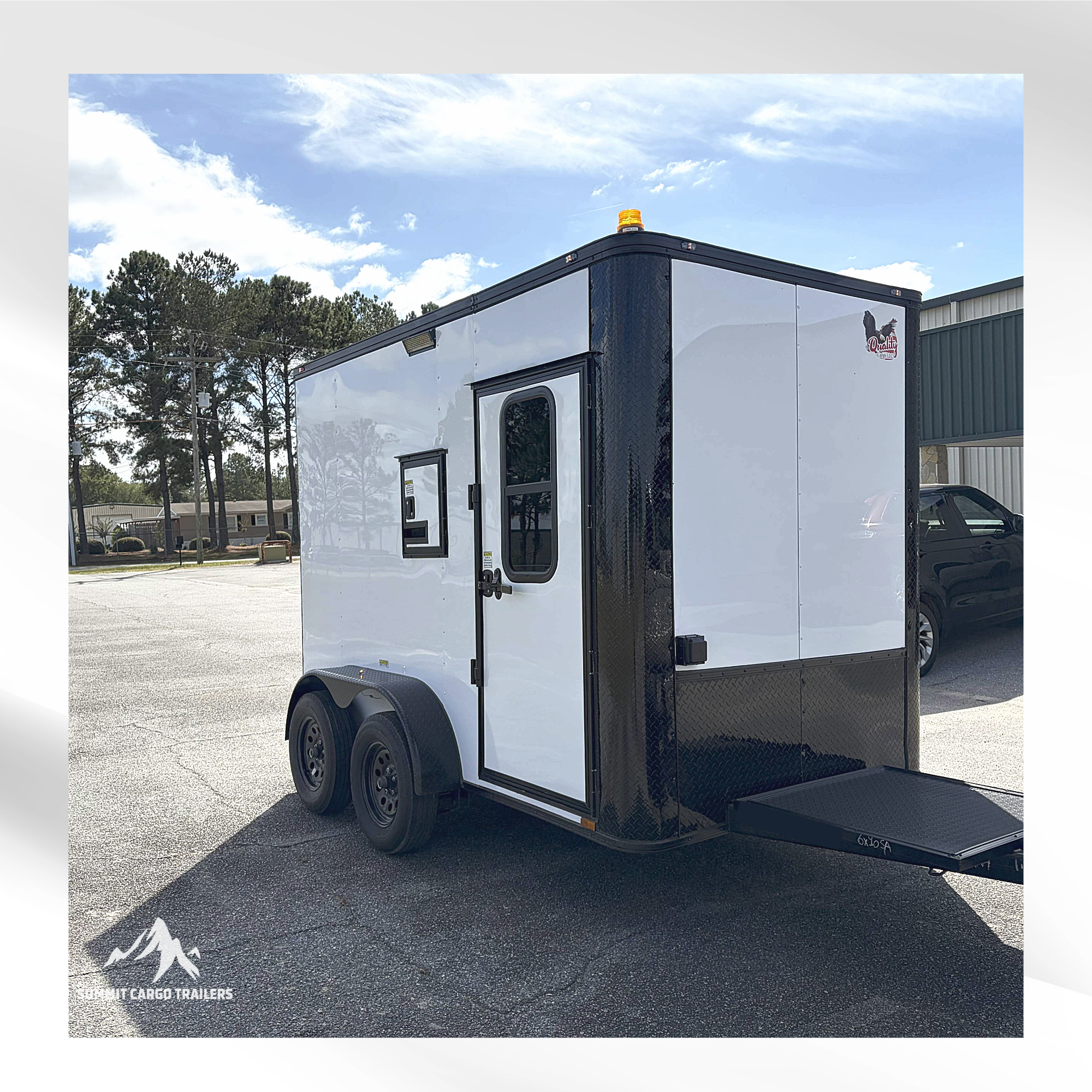 6X10TA White Splicing Trailer