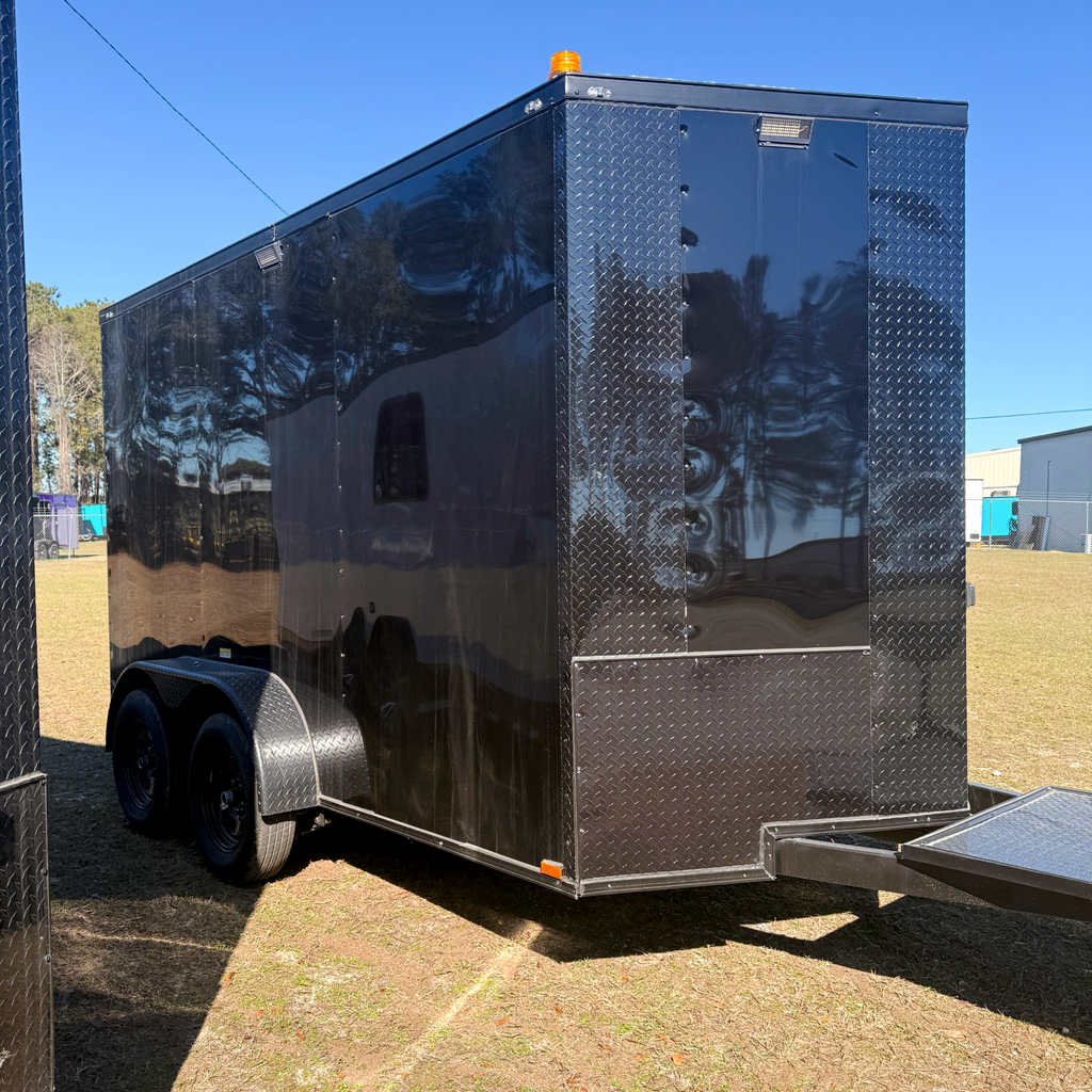 7X12TA Black Splicing Trailer