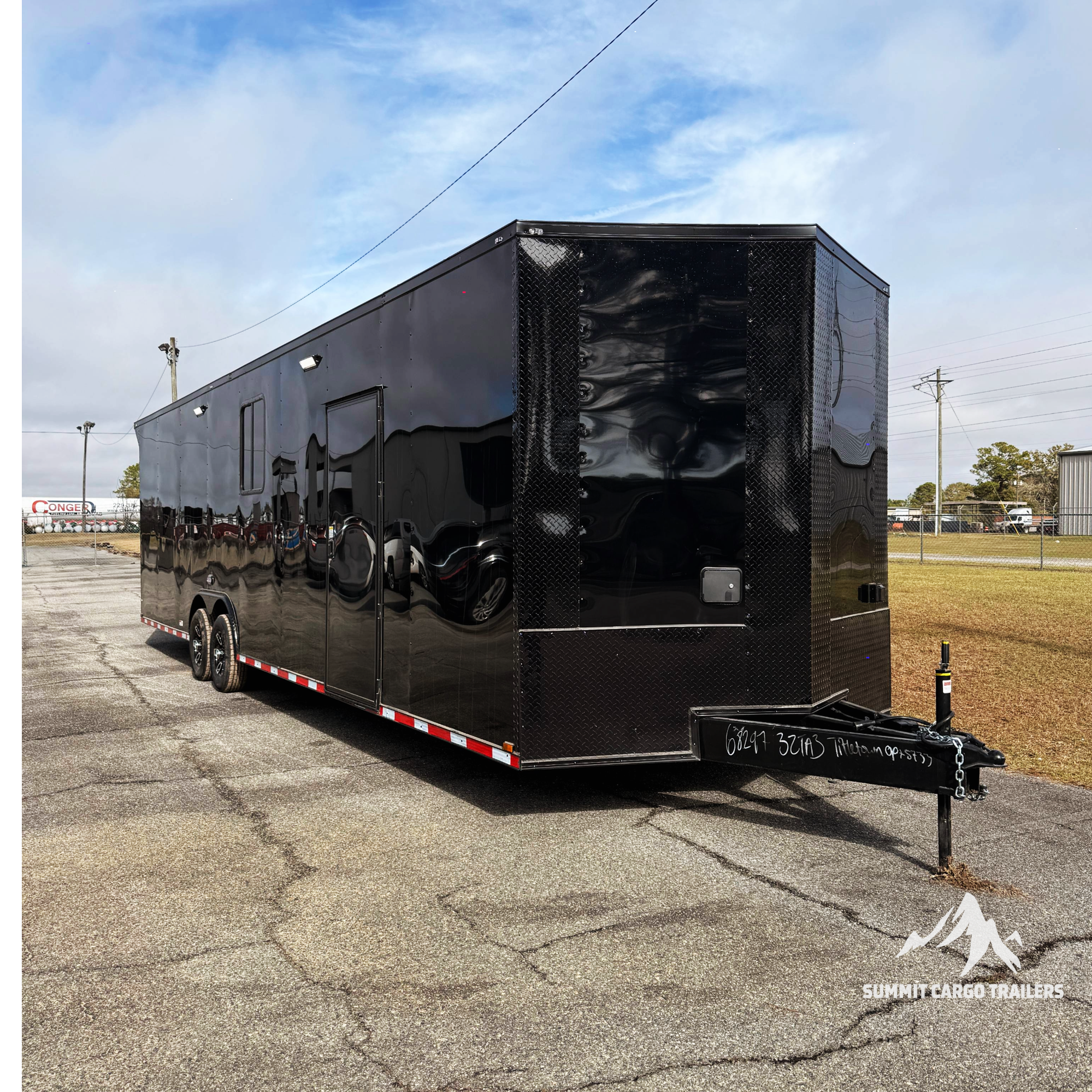 8.5X32TA3 Black Race Ready Trailer