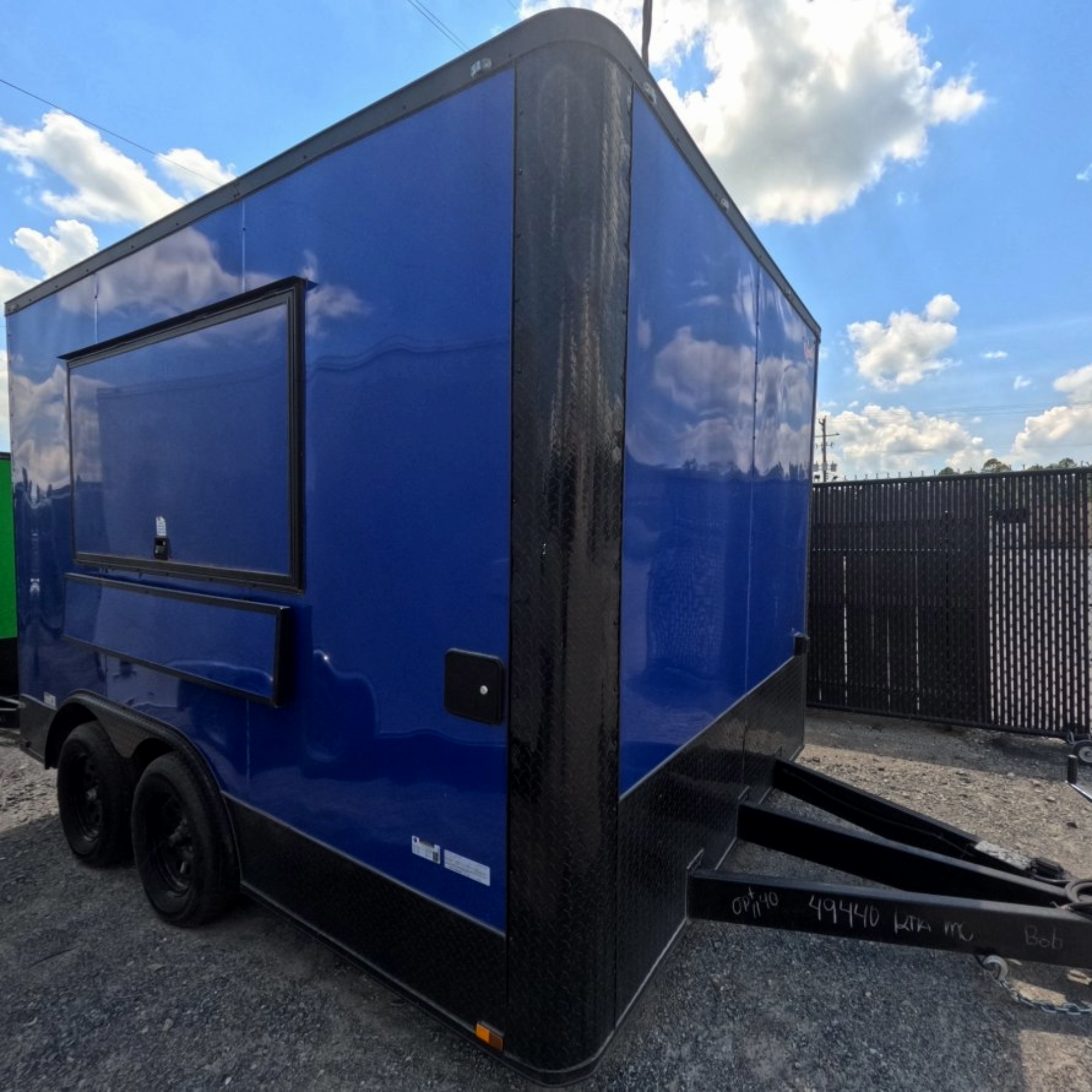 8.5X12 Blue Concession Trailer