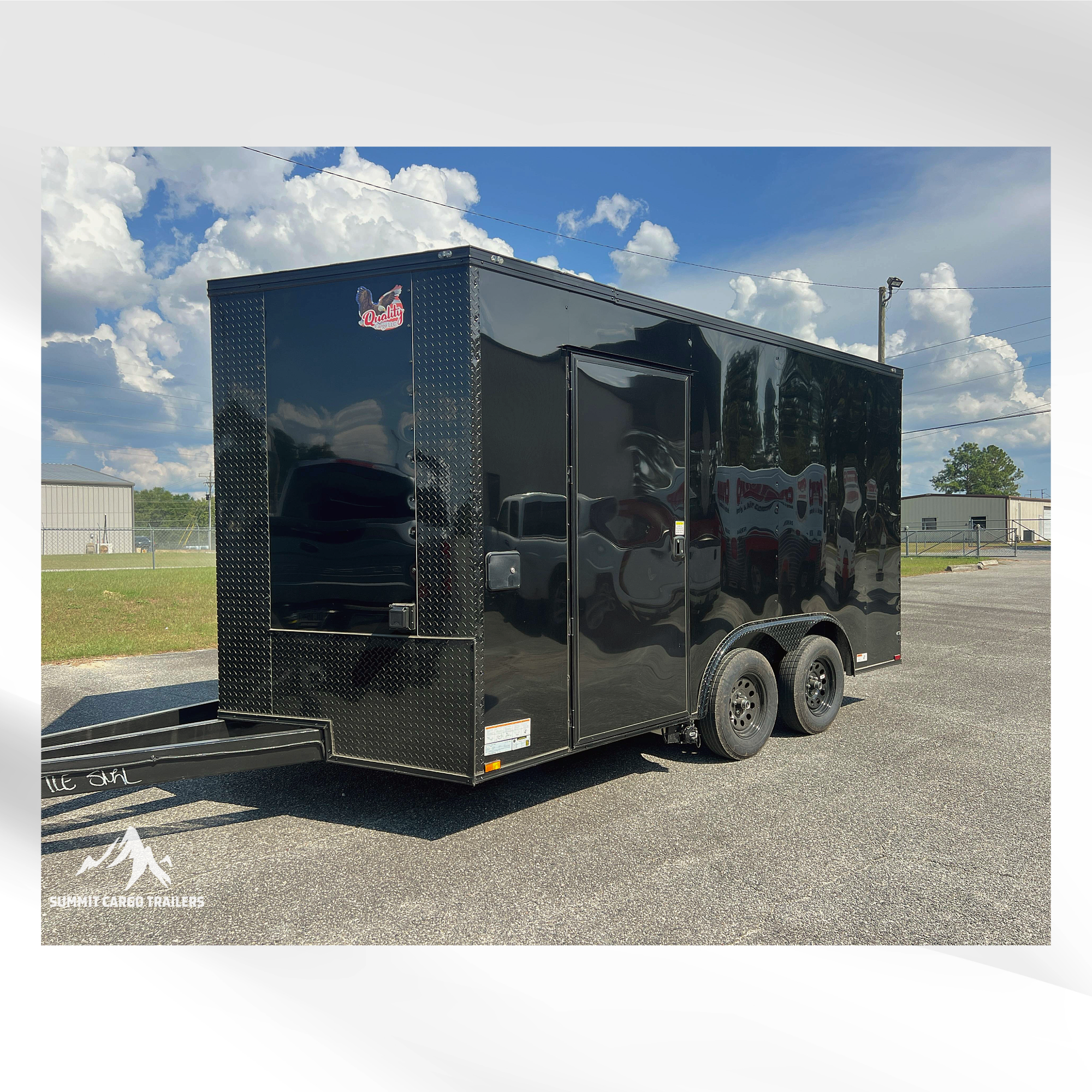 8.5X14TA Black Beverage Concession Trailer