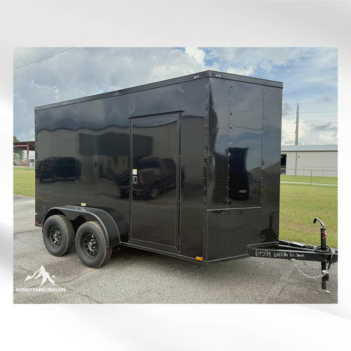 6X12TA Black Standard Trailer