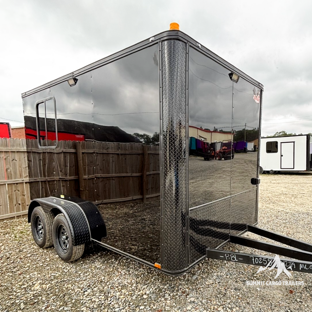 7X12TA Black Splicing Trailer