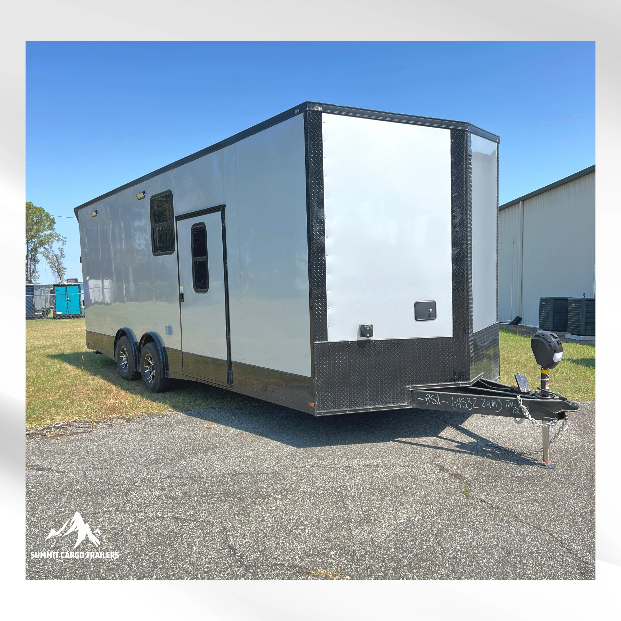 8.5X24TA3 Silver Frost Race Ready Trailer