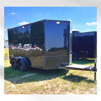 7x12TA Black Splicing Trailer — image 1 of 7
