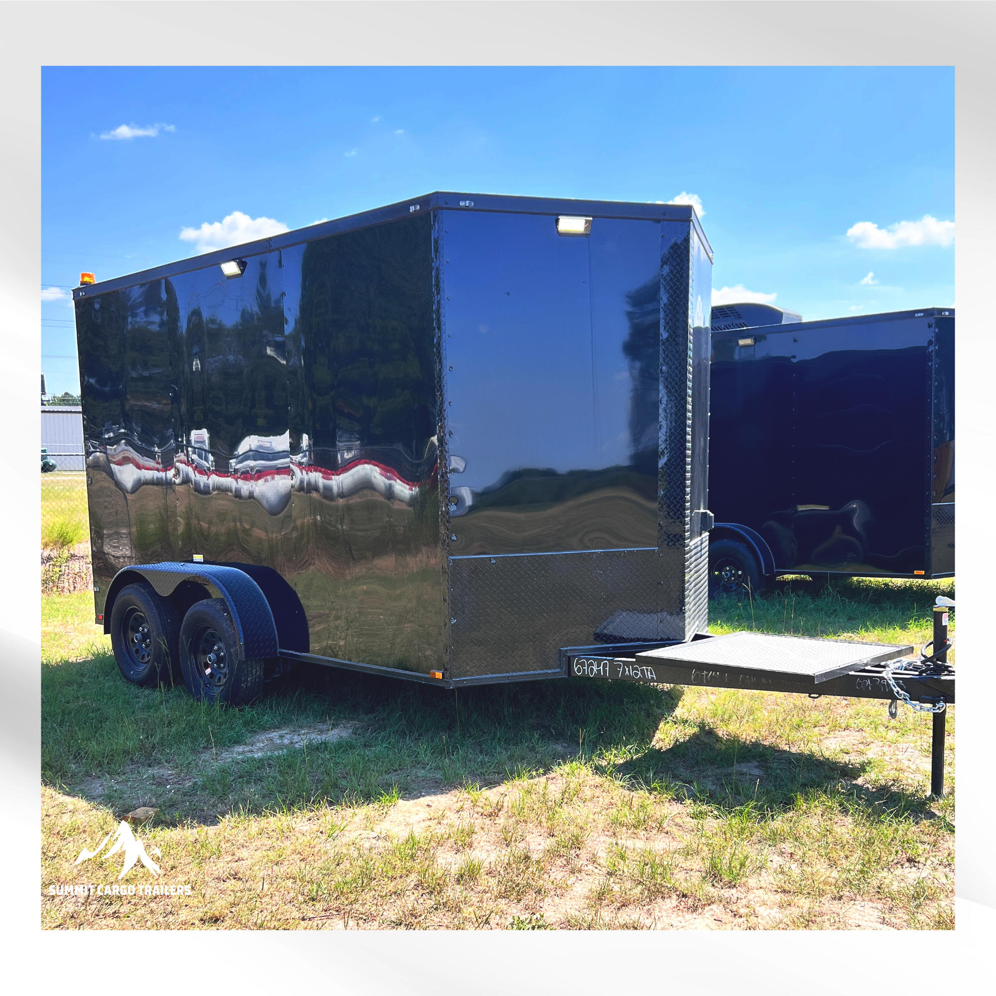 7X12TA Black Splicing Trailer