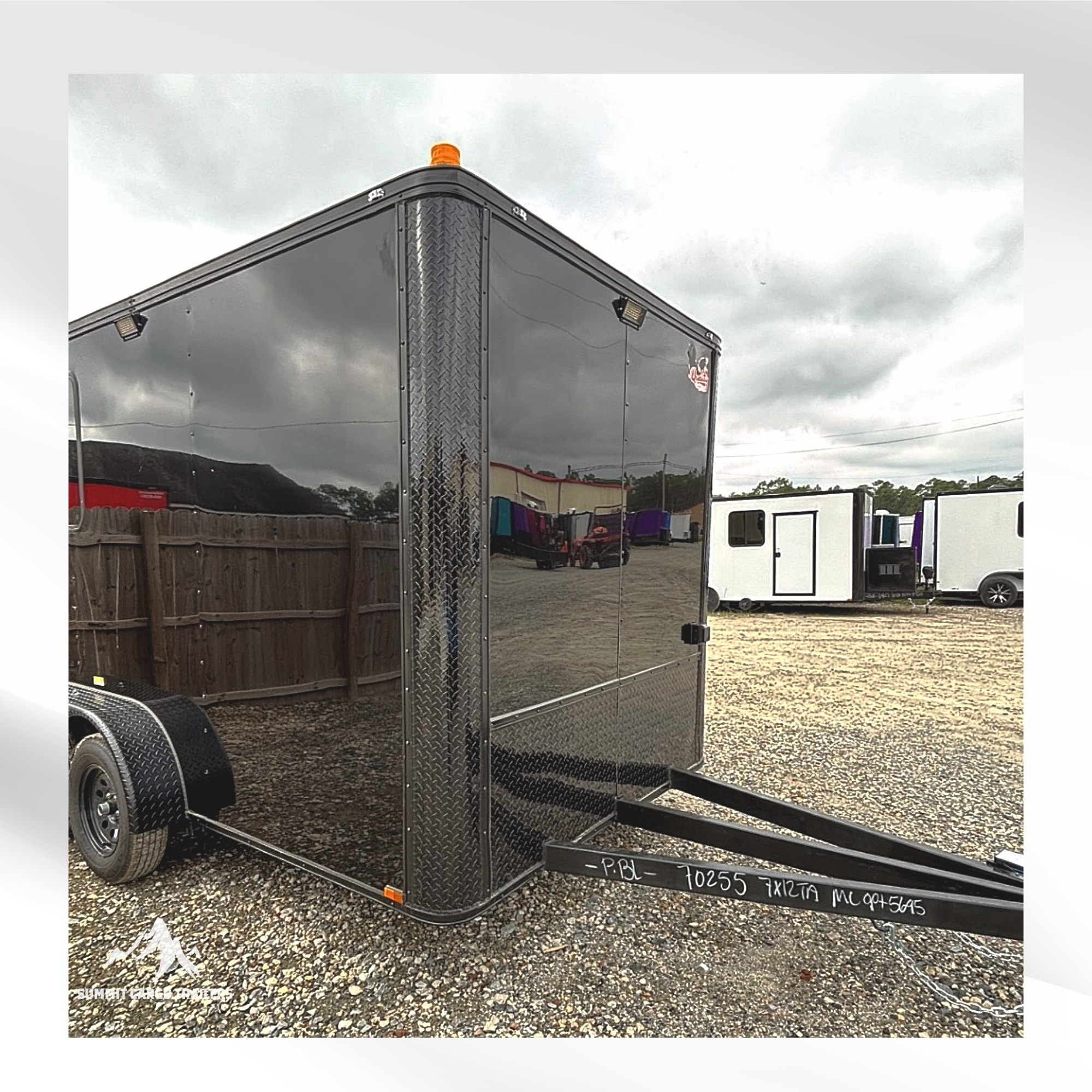 7X12TA Black Splicing Trailer