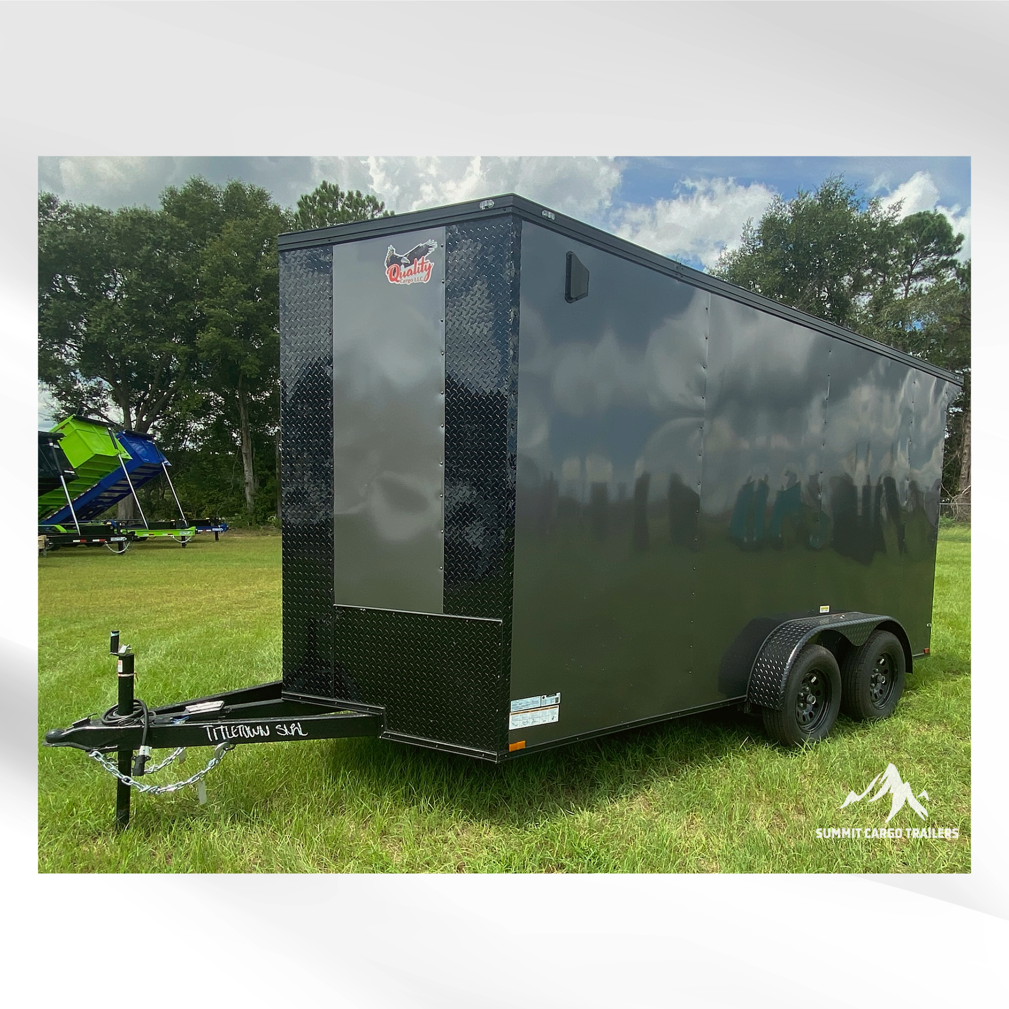 7X14TA Charcoal Standard Trailer