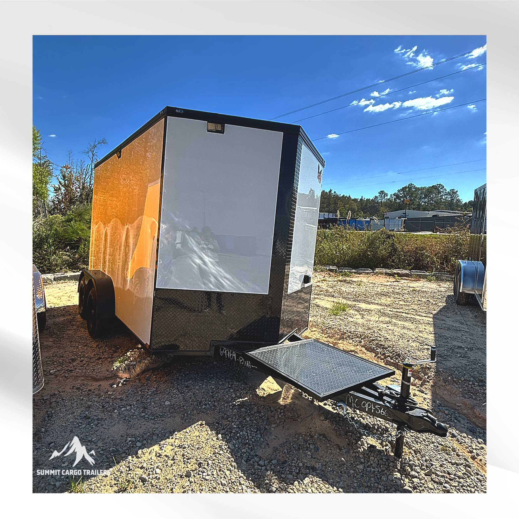 7X12TA White Splicing Trailer