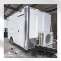 8.5X12SA White Mobile Bathroom Trailer