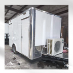 8.5X12SA White Mobile Bathroom Trailer