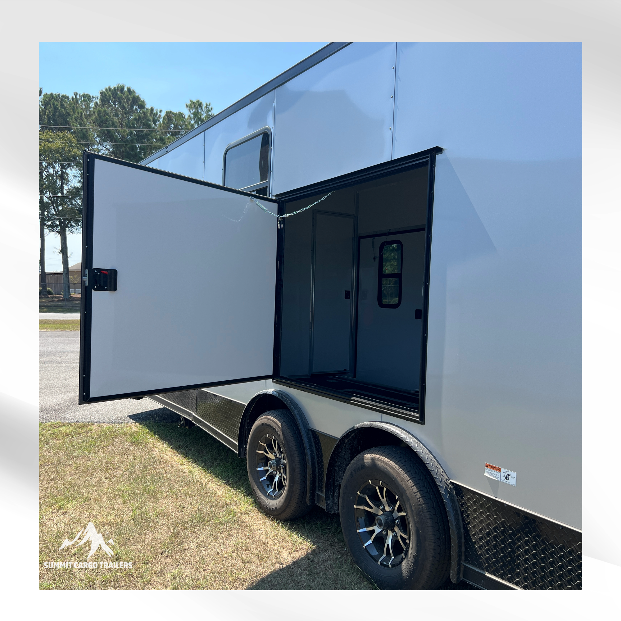 8.5X24TA3 Silver Frost Race Ready Trailer