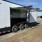 8.5X32TTA White Race Ready Trailer