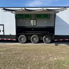 8.5X32TTA White Race Ready Trailer