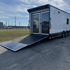 8.5X32TTA White Race Ready Trailer