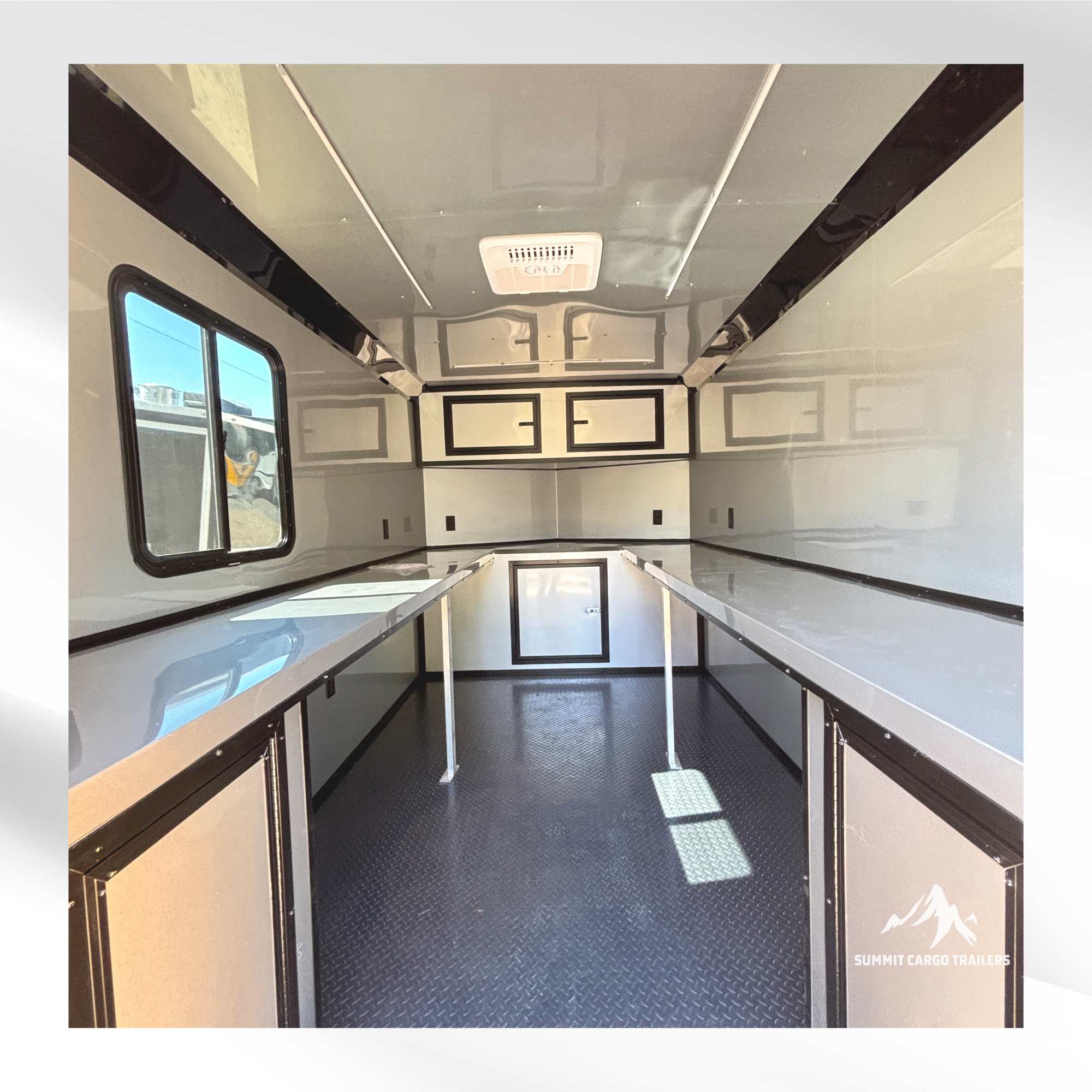 7X12TA White Splicing Trailer