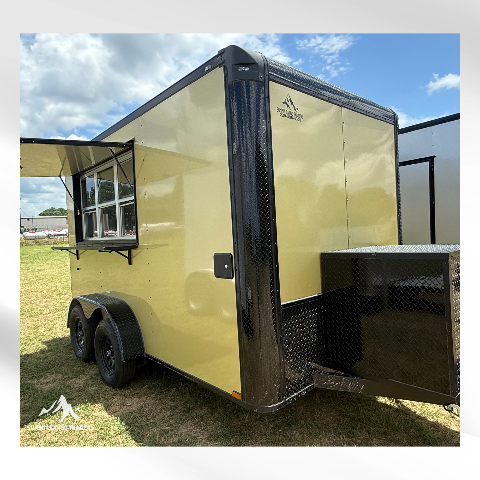 7X12TA Copper Concession Trailer
