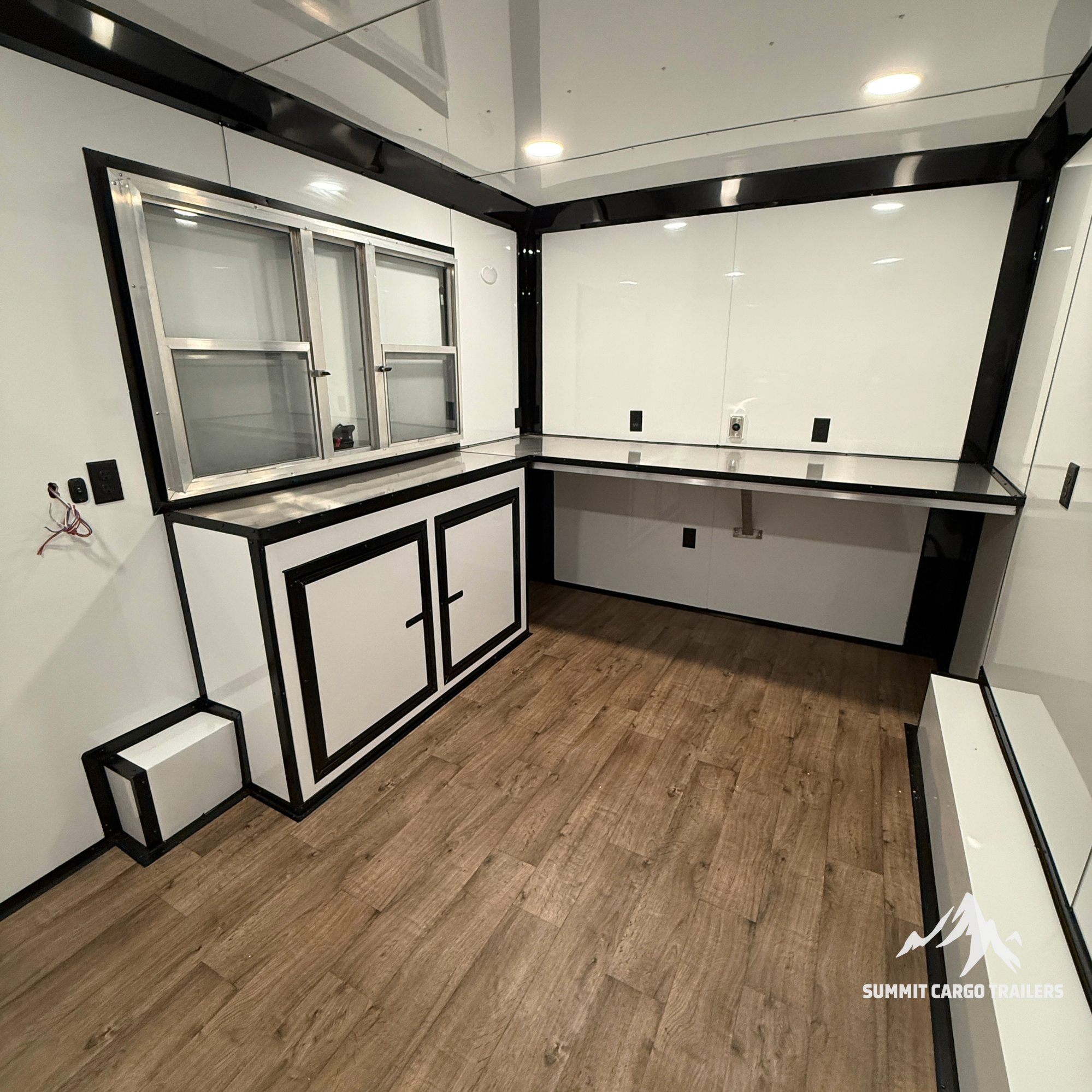 8.5X14TA Black Beverage Concession Trailer