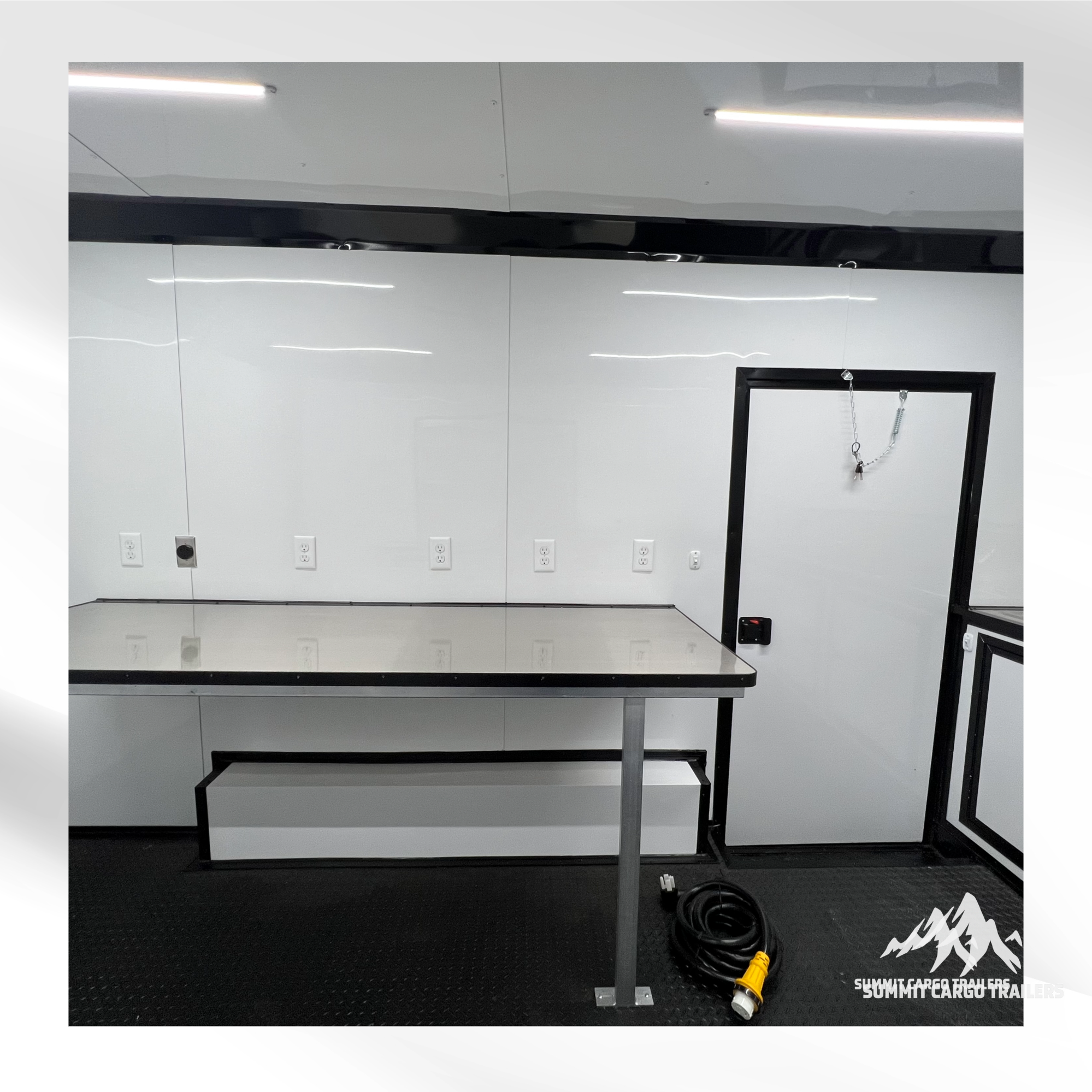 8.5X14TA Black Concession Trailer