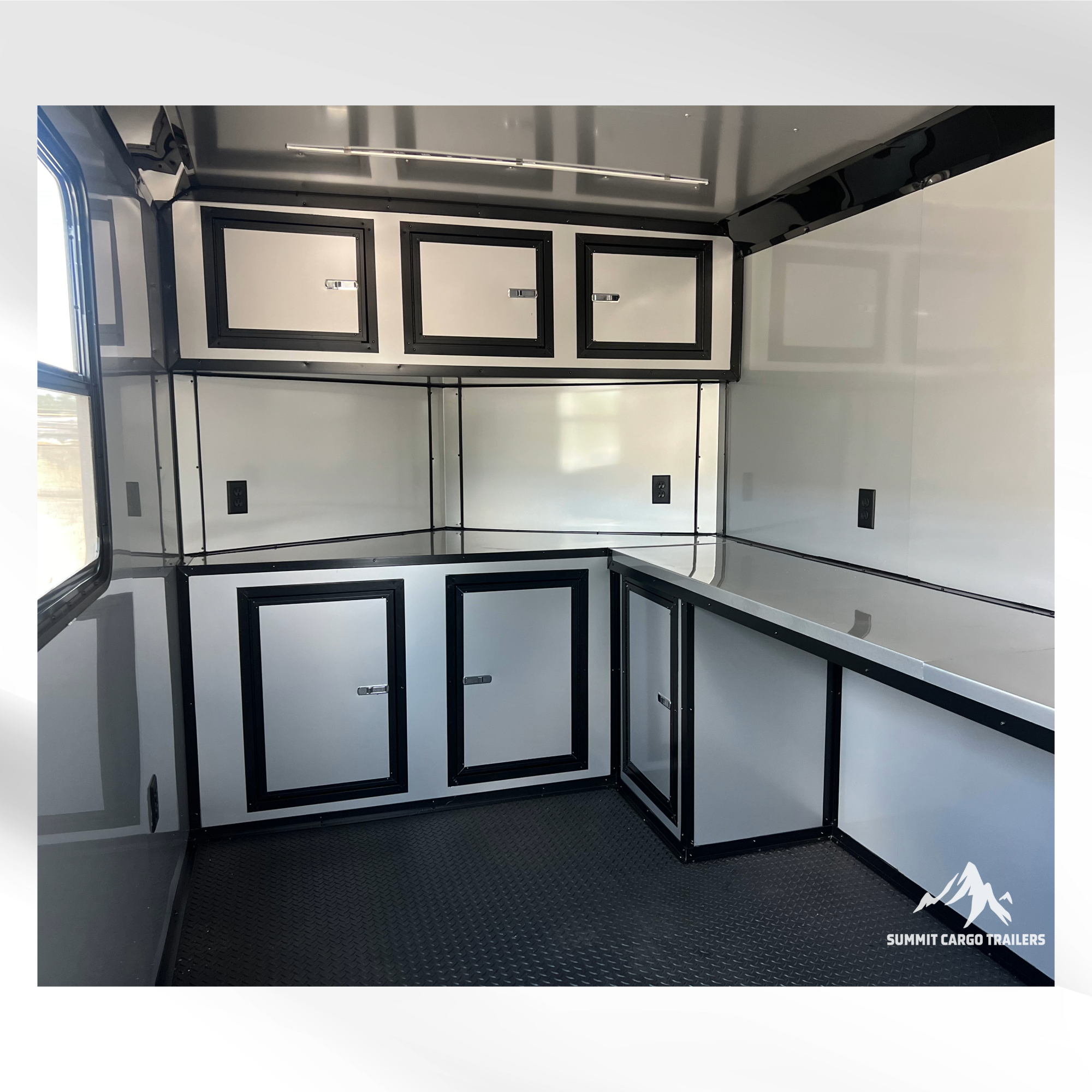 7X12TA White Splicing Trailer