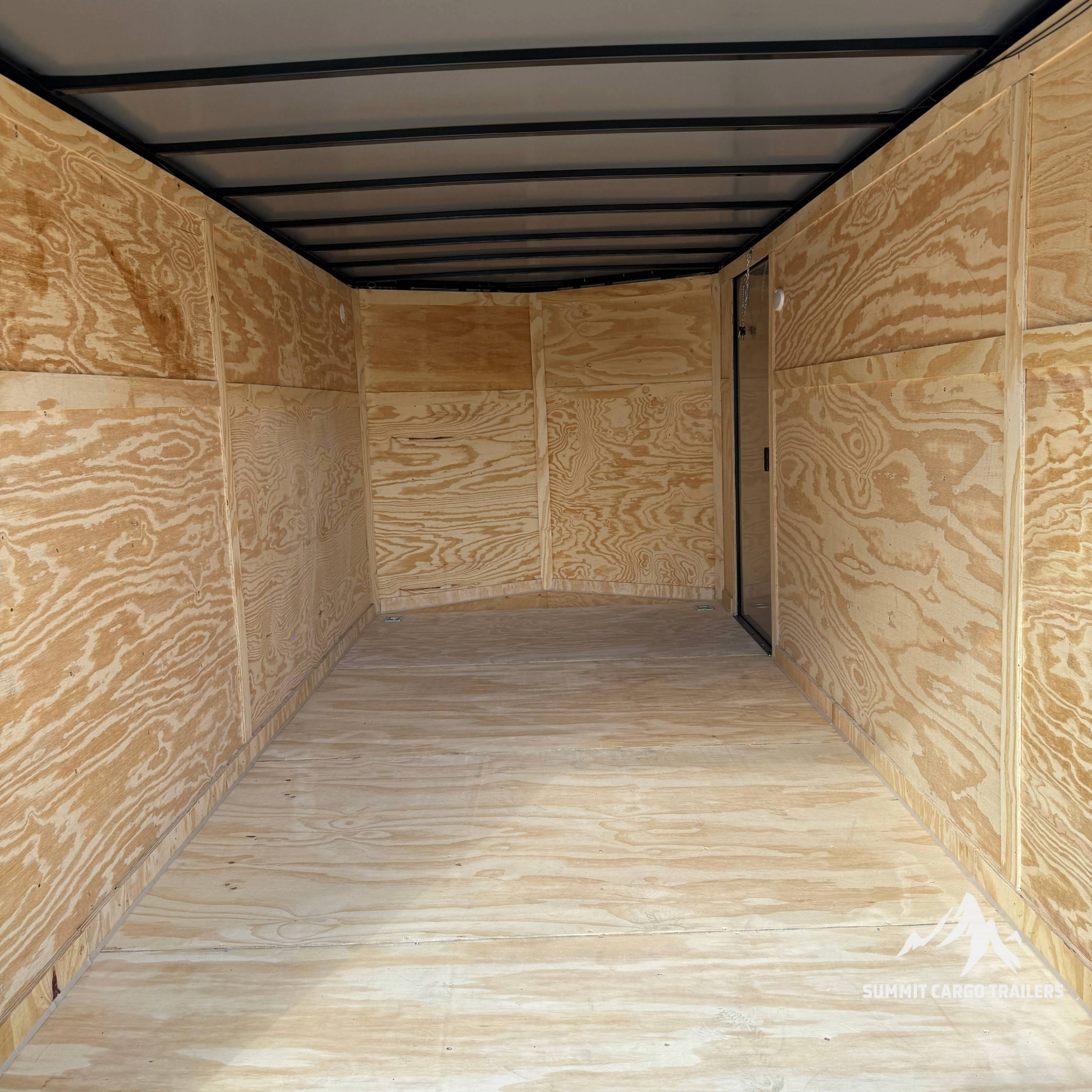 7X16 Black Standard Trailer