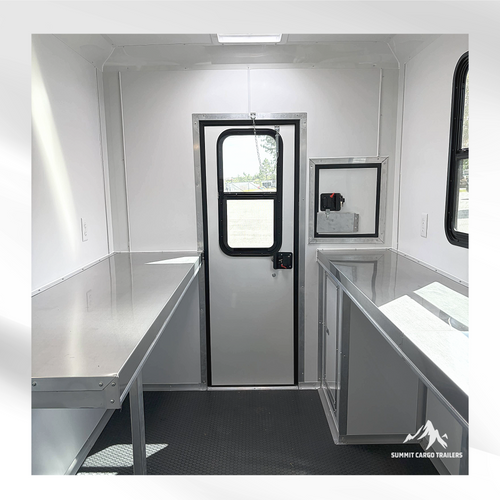 6X10TA White Splicing Trailer