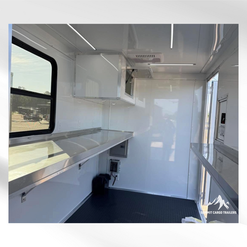 6X10 White Splicing Trailer