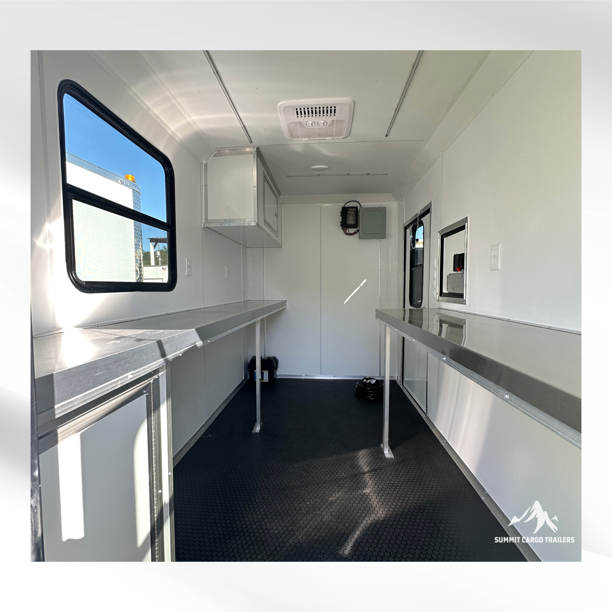 6X10TA White Splicing Trailer
