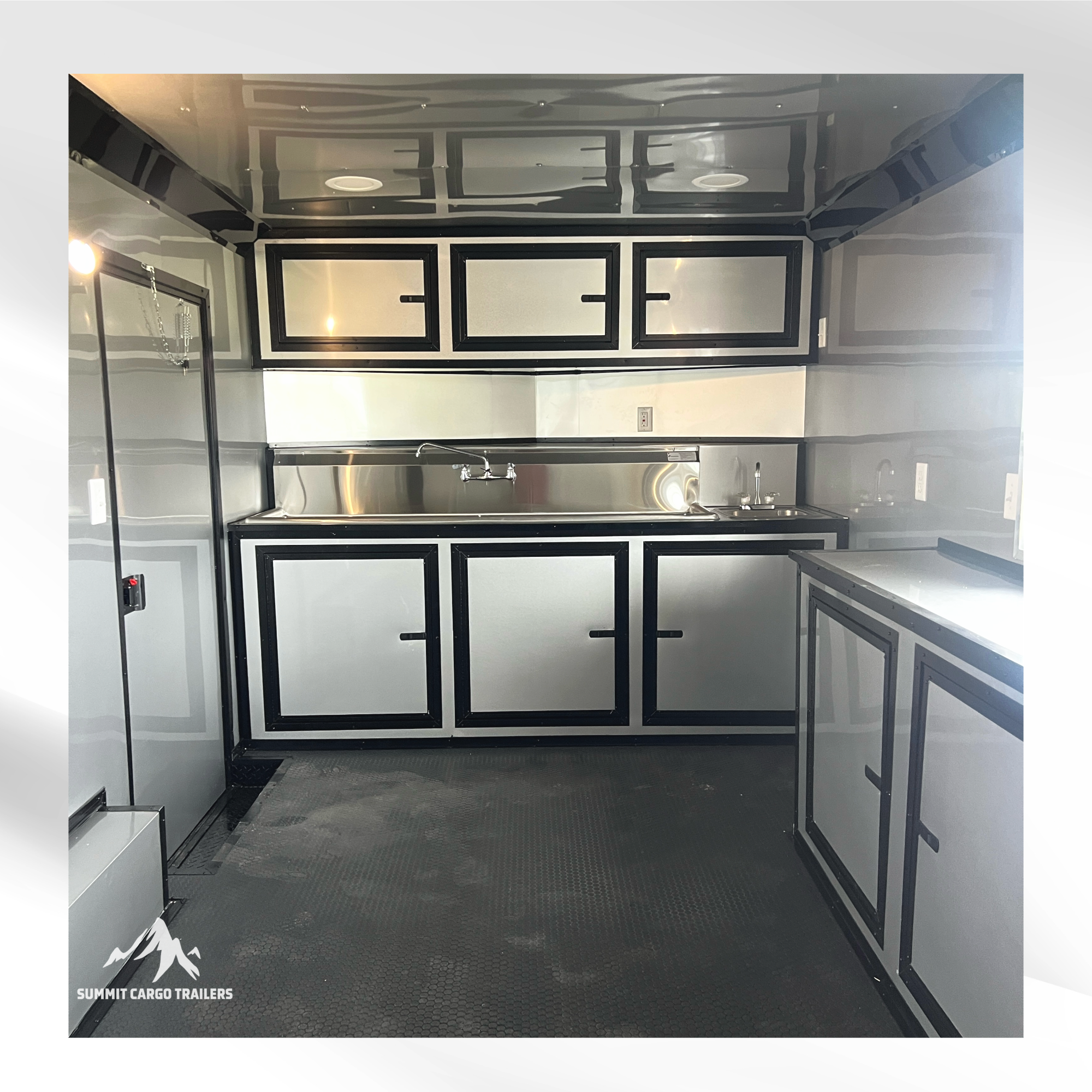 8.5X16TA White Concession Trailer
