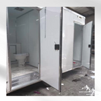 8.5X12SA White Mobile Bathroom Trailer