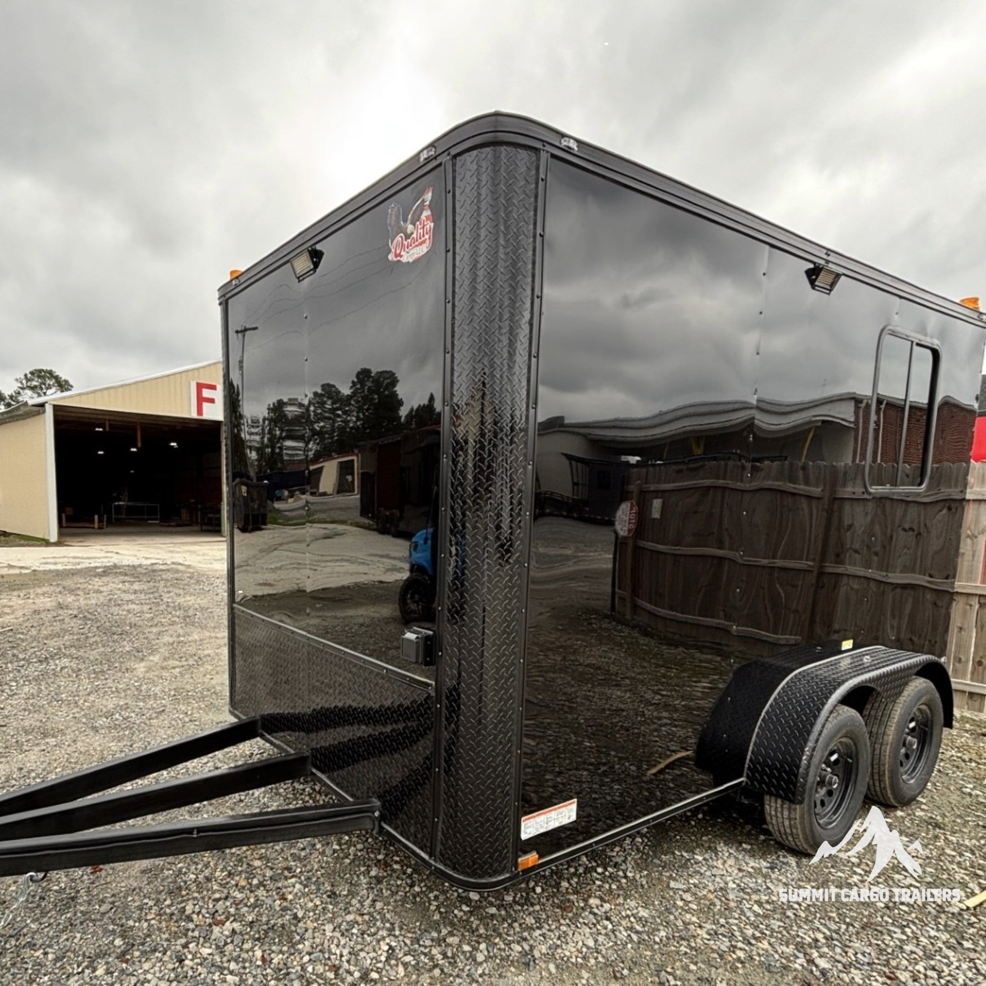 7X12TA Black Splicing Trailer