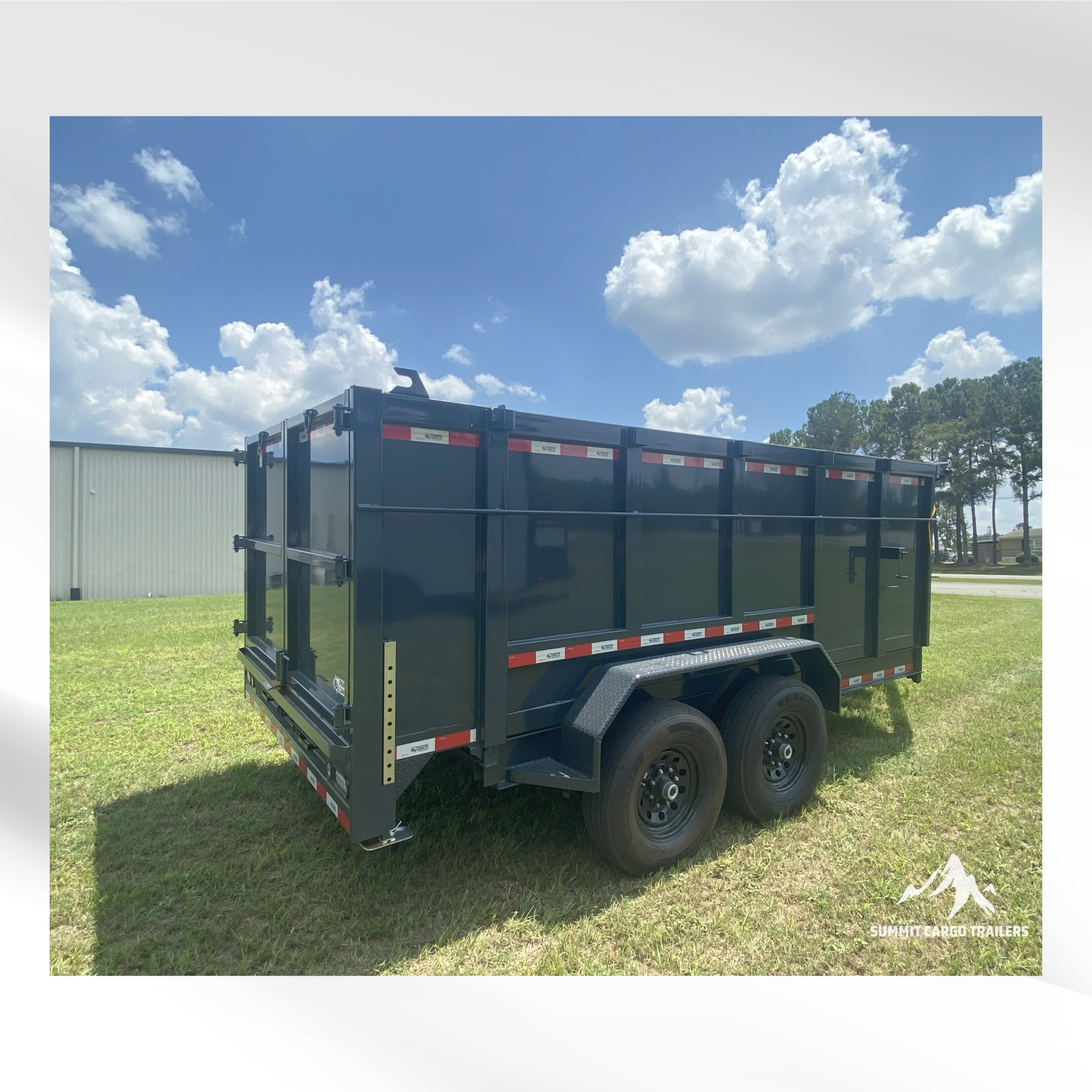 7X14TA Athracite Grey Dump Trailer