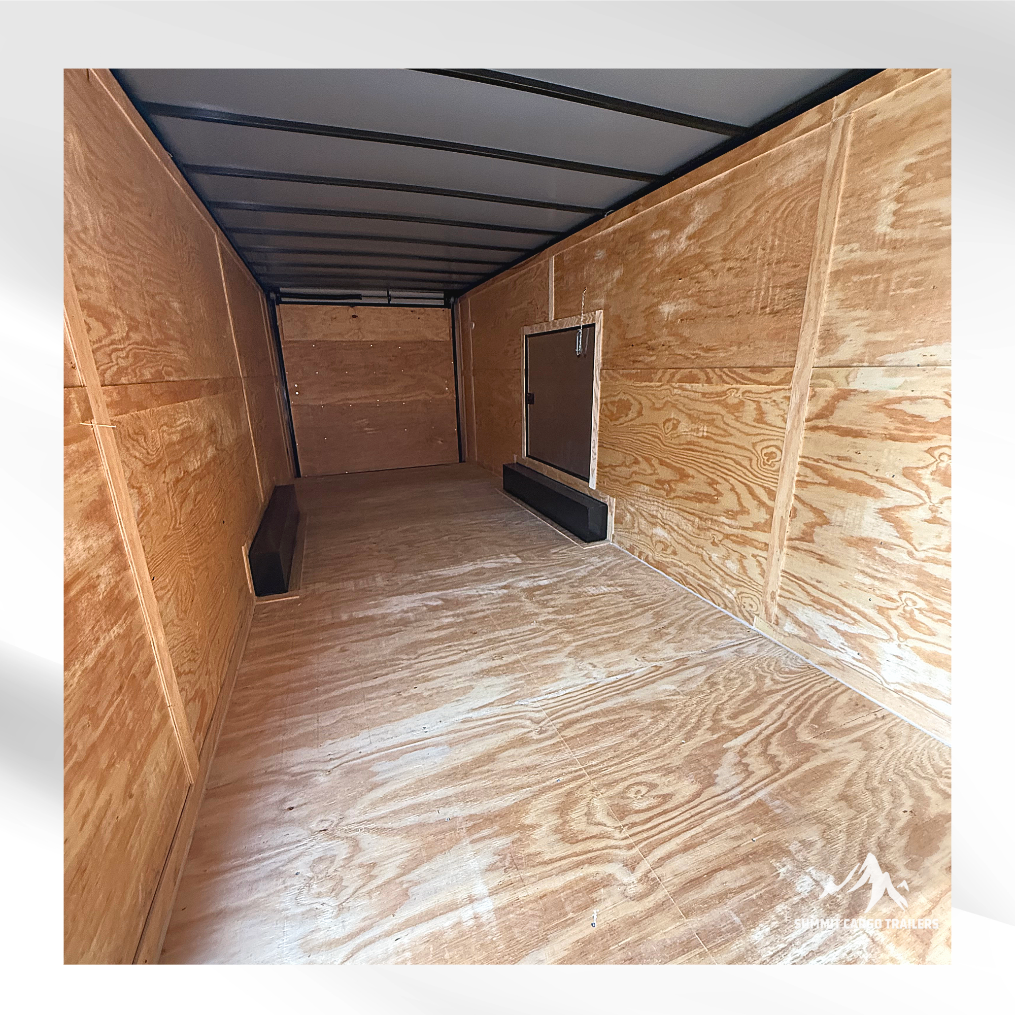 8.5X28TA3 White Car Hauler Trailer
