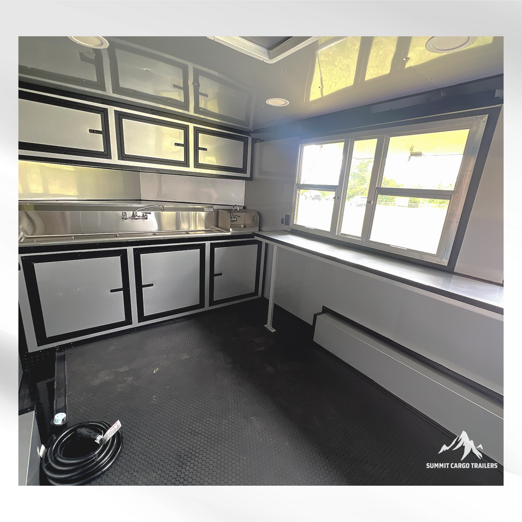 8.5X14TA Purple Concession Trailer