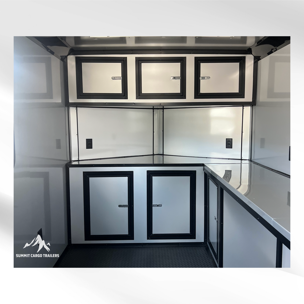 7X12TA White Splicing Trailer