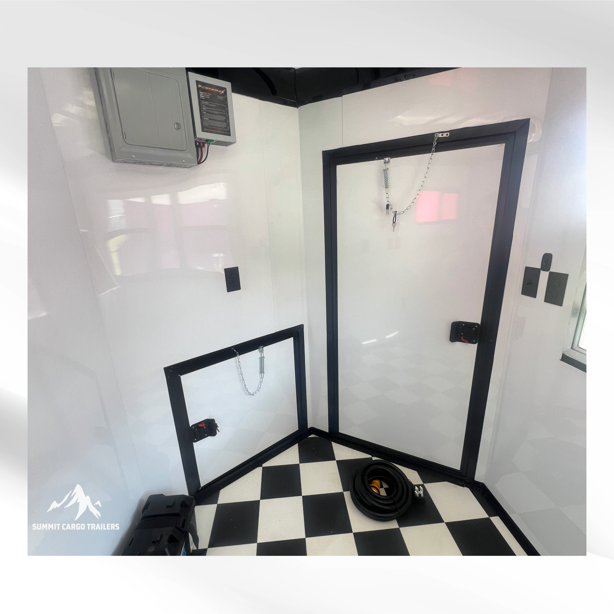 6X10SA White Pet Grooming Trailer