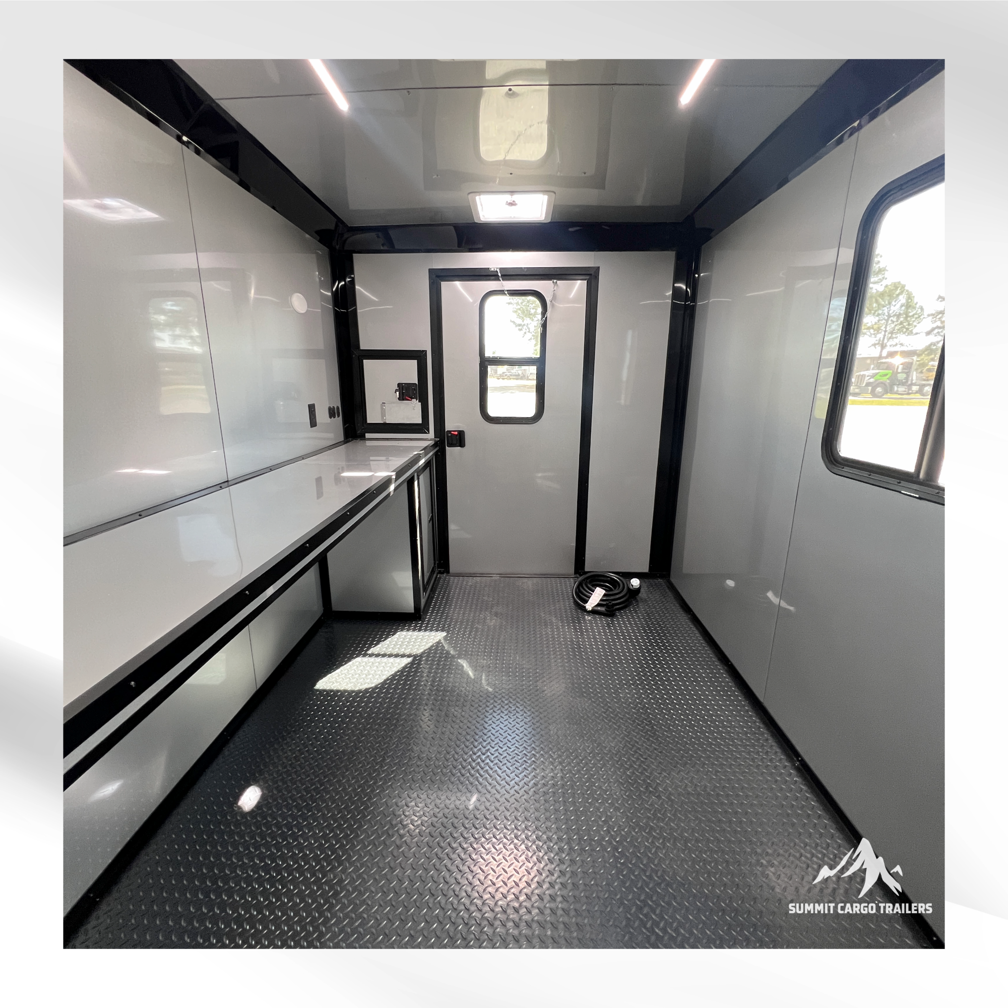 7X12TA White Splicing Trailer
