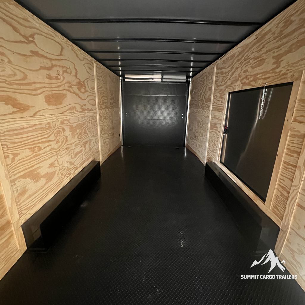 8.5X32TA5 Black Car Hauler Trailer