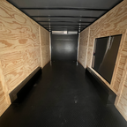 8.5X32TA5 Black Car Hauler Trailer