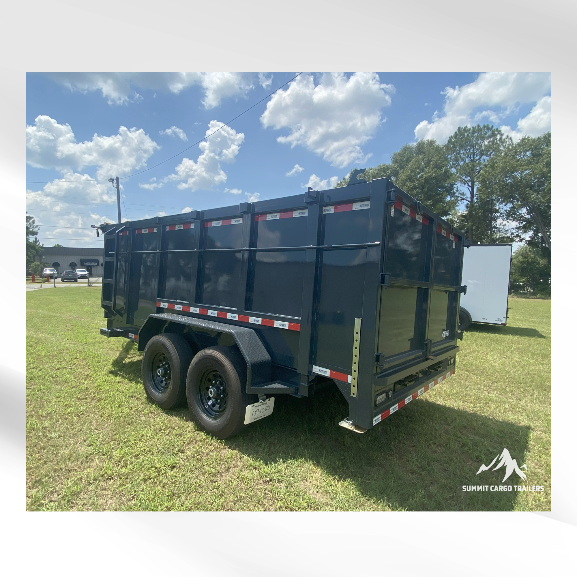 7X14TA Athracite Grey Dump Trailer